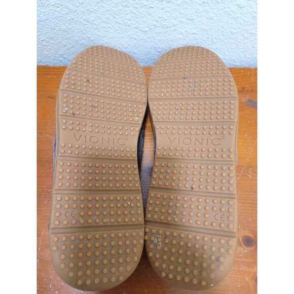 Vionic Gustavo Men's Suede Slip-On Moccasin Slippers With Sherpa Lining Size 10. - Picture 7 of 11